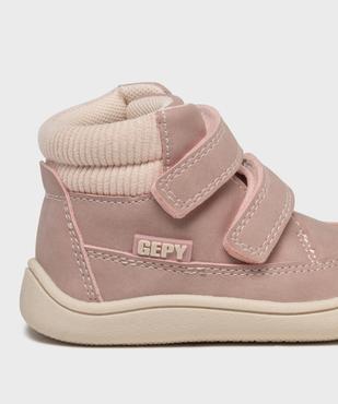 Chaussures montantes scratchs bébé fille - Gepy vue5 - GEPY - GEMO