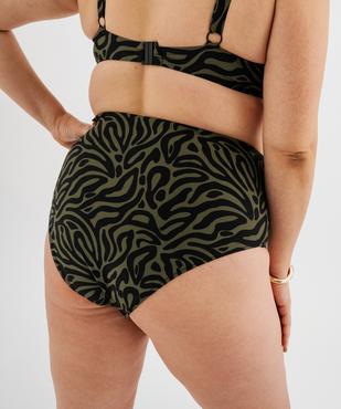 Bas de maillot de bain imprimé fantaisie femme grande taille vue3 - GEMO (PLAGE) - GEMO