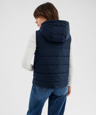 Doudoune sans manches réversible à capuche femme vue9 - GEMO 4G FEMME - GEMO