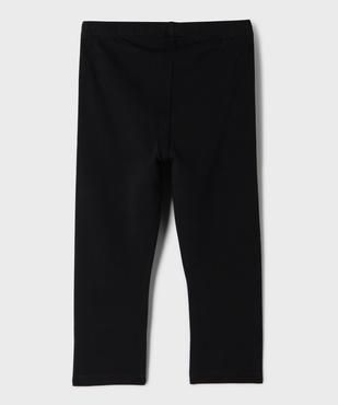 Legging court en coton stretch fille vue3 - GEMO 4G FILLE - GEMO