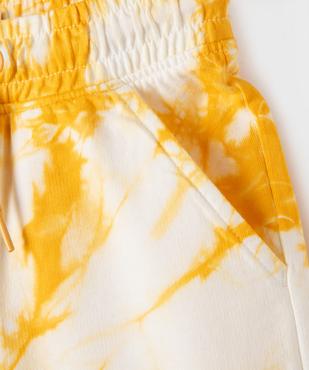 Bermuda en coton avec taille élastique garçon vue2 - GEMO (ENFANT) - GEMO