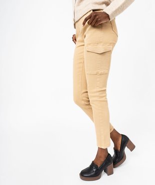 Pantalon cargo coupe slim femme vue2 - GEMO 4G FEMME - GEMO