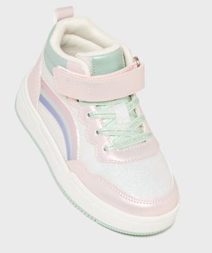 Baskets montantes pailletées et irisées fille vue5 - LOVELY WINGS - GEMO