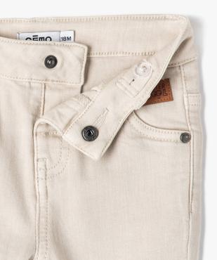 Pantalon slim en toile extensible bébé garçon vue2 - GEMO 4G BEBE - GEMO