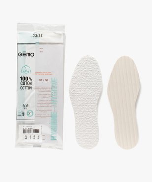 Semelles garçon en tissu éponge - Taille 32-35 vue1 - GEMO(ENTRETIEN) - GEMO