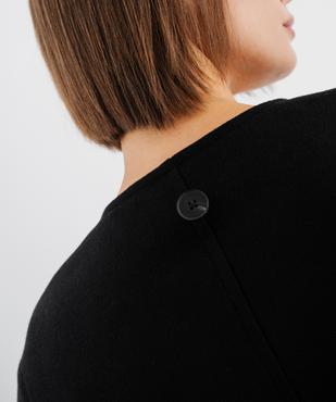Manteau court écharpe femme vue3 - GEMO(FEMME PAP) - GEMO