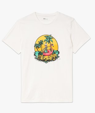 Tee-shirt manches courtes imprimé homme vue4 - GEMO (HOMME) - GEMO