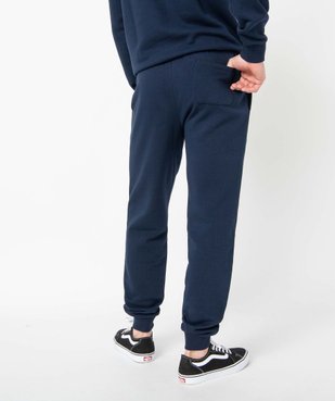 Pantalon de jogging molletonné homme vue3 - GEMO 4G HOMME - GEMO