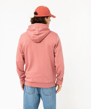 Sweat à capuche intérieur molletonné homme vue3 - GEMO 4G HOMME - GEMO