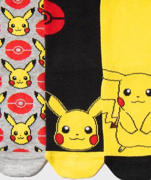 Chaussettes hautes imprimées PIkachu garçon (lot de 5) - Pokémon vue2 - POKEMON - GEMO