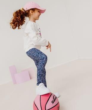 Legging de sport imprimé fille vue1 - GEMO 4G FILLE - GEMO