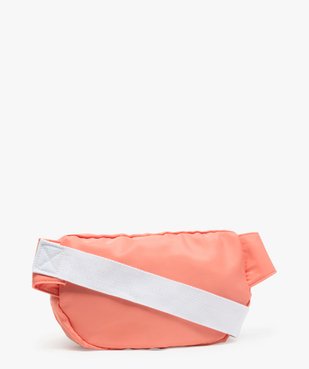 Sac banane femme en toile avec poches zippées vue2 - GEMO (ACCESS) - GEMO