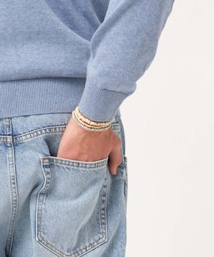 Jean homme loose délavé vue2 - GEMO (HOMME) - GEMO