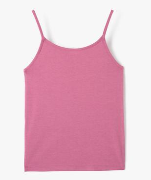 Débardeur à fines bretelles fille vue3 - GEMO (ENFANT) - GEMO