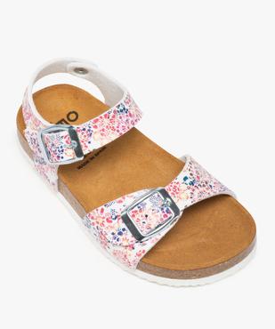 Sandales fille à brides à boucle et semelle liège vue5 - GEMO (ENFANT) - GEMO