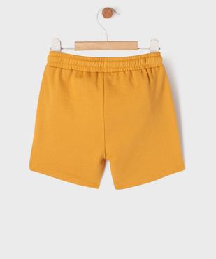 Short en maille French Terry avec taille élastique bébé garçon vue3 - GEMO(BEBE DEBT) - GEMO