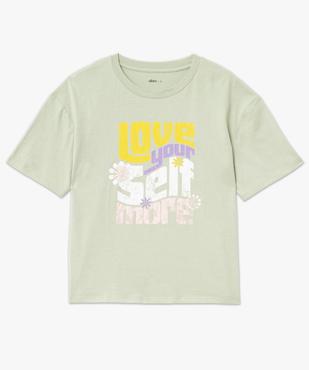 Tee-shirt à manches courtes avec motif hippie femme vue4 - GEMO 4G FEMME - GEMO