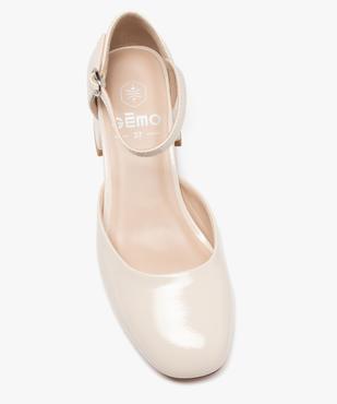Sandales femme compensées à brides strass vue5 - GEMO(URBAIN) - GEMO