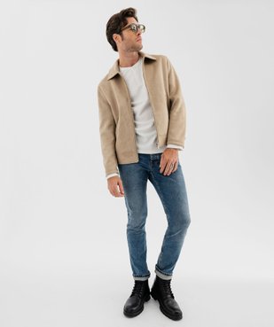 Jean slim pour homme vue5 - GEMO (HOMME) - GEMO