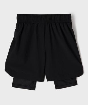 Short de sport avec cycliste intégré garçon vue4 - GEMO (ENFANT) - GEMO