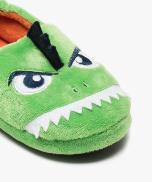 Chaussons garçon peluche avec écailles de dinosaure vue6 - GEMO 4G GARCON - GEMO