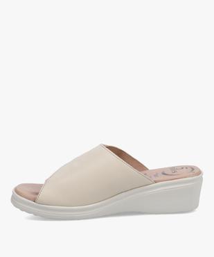 Mules femme confort dessus cuir - 5 Reflex Zones vue3 - 5 REFLEX ZONES - GEMO
