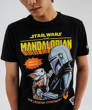Tee-shirt manches courtes imprimé homme - The Mandalorian vue2 - STAR WARS - GEMO