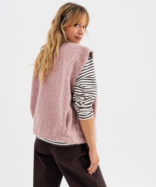 Gilet sans manches coupe oversize femme vue3 - GEMO(FEMME PAP) - GEMO