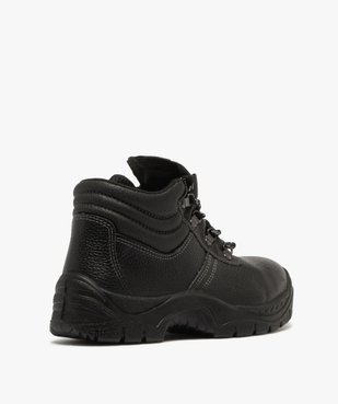 Chaussures de sécurité femme mid-cut dessus en cuir grainé et à lacets vue4 - GEMO (EQUIPT) - GEMO