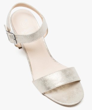 Sandales femme à talon et larges brides vue5 - VALENTINA BALDA - GEMO