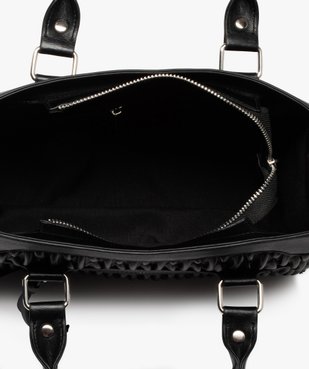 Sac à main texturé à bandoulière amovible femme vue3 - GEMO (ACCESS) - GEMO