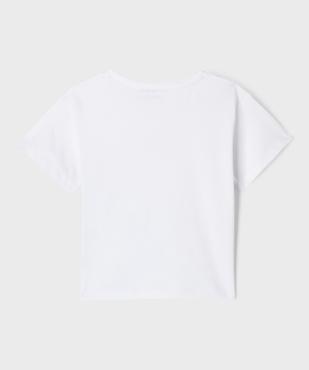 Tee-shirt manches courtes à motif Stitch fille - Disney vue3 - LILO & STITCH - GEMO