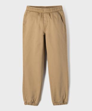 Pantalon en coton à taille et chevilles élastiquées garçon - Champion vue2 - CHAMPION USA - GEMO