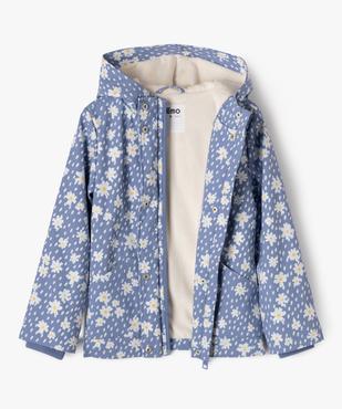 Imperméable à capuche et doublure chaude avec imprimé animé fille vue3 - GEMO (ENFANT) - GEMO