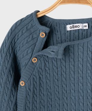 Gilet brassière avec fermeture latérale bébé vue2 - GEMO(BB COUCHE) - GEMO