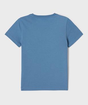Tee-shirt manches courtes avec poche poitrine garçon vue3 - GEMO 4G GARCON - GEMO