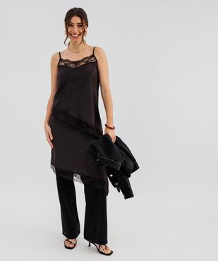 Jupe au bas asymétrique femme vue5 - GEMO(FEMME PAP) - GEMO