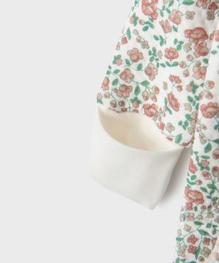 Ensemble 2 pièces bébé fille pyjama et body manches longues  vue3 - GEMO(BB COUCHE) - GEMO
