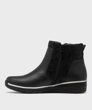 Boots confort avec doublure chaude femme - Hobiz vue3 - HOBIZ - GEMO