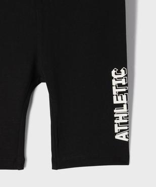 Legging de sport court fille vue3 - GEMO 4G FILLE - GEMO