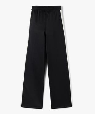 Pantalon de jogging large avec bandes contrastantes fille vue3 - GEMO (JUNIOR) - GEMO
