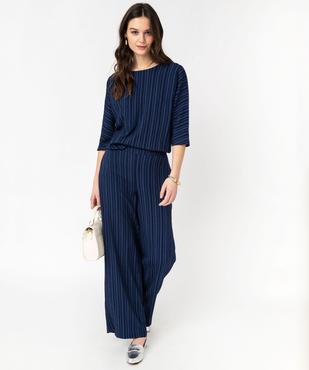 Blouse rayée à manches chauve-souris femme vue5 - GEMO(FEMME PAP) - GEMO