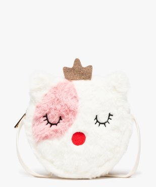 Sac rond en maille peluche fille  vue1 - GEMO (ENFANT) - GEMO