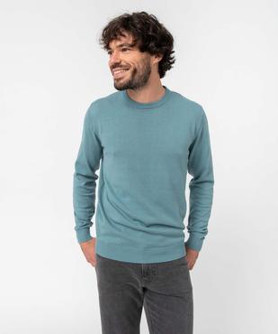 Pull à col rond en coton homme vue1 - GEMO (HOMME) - GEMO