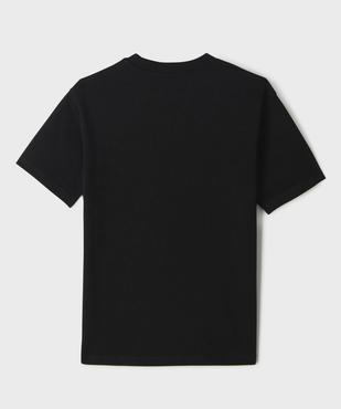 Tee-shirt manches courtes et col rond garçon vue3 - GEMO (JUNIOR) - GEMO