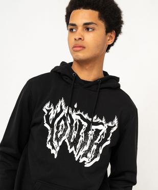 Sweat à capuche avec motif homme vue2 - GEMO (HOMME) - GEMO