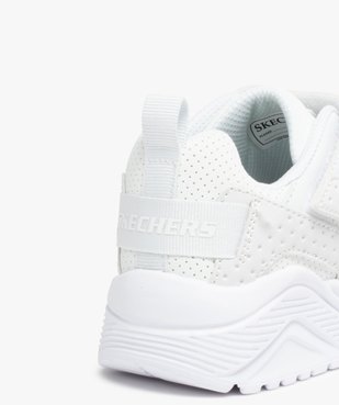 Baskets garçon unies à lacets et scratch - Skechers vue6 - SKECHERS - GEMO