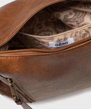 Sac à bandoulière avec poches zippées femme vue3 - GEMO (ACCESS) - GEMO