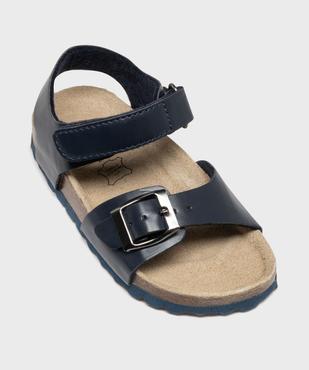 Sandales à brides avec semelle intérieure cuir garçon - Buggy vue5 - BUGGY - GEMO