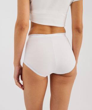 Culotte maxi en coton stretch femme (lot de 2) - Sloggi vue4 - SLOGGI - GEMO